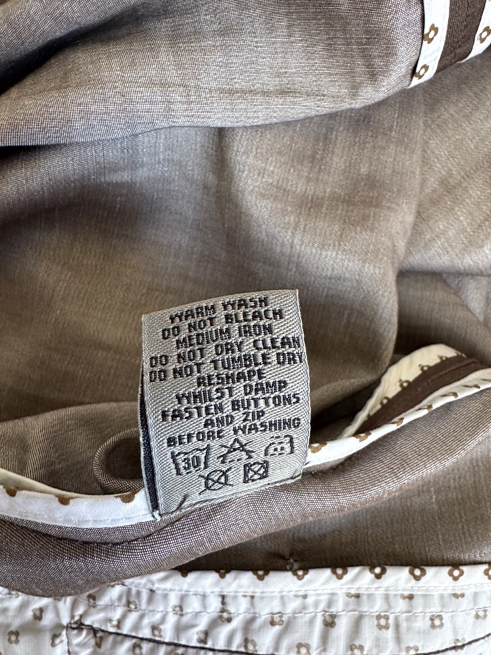 Orla Kiely Brown Short-Sleeve Dress - Picture 7 of 10